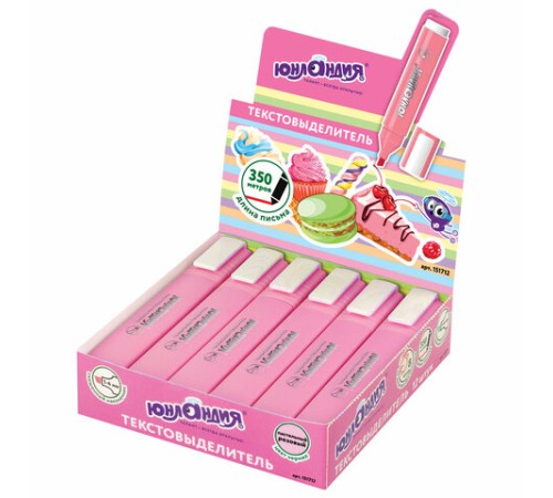 Текстовыделитель ЮНЛАНДИЯ "COLORSTAR PASTEL", ПАСТЕЛЬНЫЙ РОЗОВЫЙ, линия 1-4 мм, 151712 Текстовыделитель ЮНЛАНДИЯ "COLORSTAR PASTEL", ПАСТЕЛЬНЫЙ РОЗОВЫЙ, линия 1-4 мм, 151712