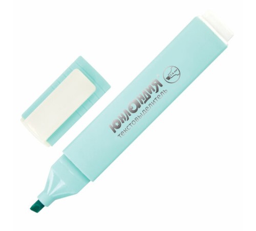 Текстовыделитель ЮНЛАНДИЯ "COLORSTAR PASTEL", БИРЮЗОВЫЙ, линия 1-4 мм, 151713