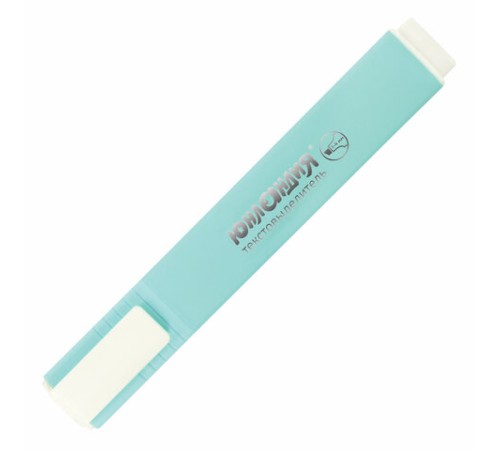 Текстовыделитель ЮНЛАНДИЯ "COLORSTAR PASTEL", БИРЮЗОВЫЙ, линия 1-4 мм, 151713