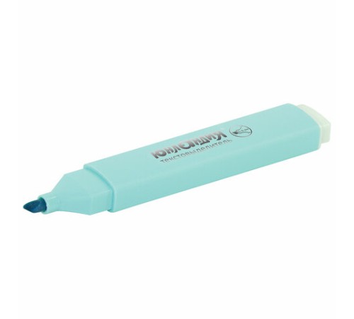 Текстовыделитель ЮНЛАНДИЯ "COLORSTAR PASTEL", БИРЮЗОВЫЙ, линия 1-4 мм, 151713