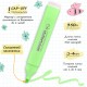 Набор текстовыделителей ЮНЛАНДИЯ 4 шт., АССОРТИ, "COLORSTAR PASTEL", линия 1-4 мм, 151716