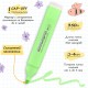 Набор текстовыделителей ЮНЛАНДИЯ 6 шт., АССОРТИ, "COLORSTAR PASTEL", линия 1-4 мм, 151717