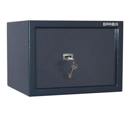 Сейф BRABIX "КМ-260", 260х360х290 мм, 13 кг, ключевой замок + полка, крепление к стене, 291165 Сейф BRABIX "КМ-260", 260х360х290 мм, 13 кг, ключевой замок + полка, крепление к стене, 291165