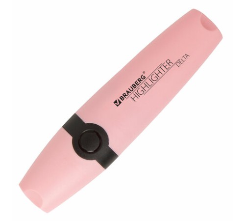 Текстовыделитель BRAUBERG "DELTA PASTEL", ПАСТЕЛЬНЫЙ РОЗОВЫЙ, линия 1-5 мм, 151731 Текстовыделитель BRAUBERG "DELTA PASTEL", ПАСТЕЛЬНЫЙ РОЗОВЫЙ, линия 1-5 мм, 151731