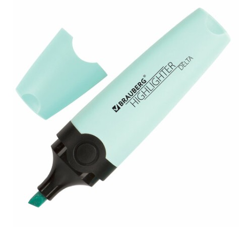 Текстовыделитель BRAUBERG "DELTA PASTEL", БИРЮЗОВЫЙ, линия 1-5 мм, 151732 Текстовыделитель BRAUBERG "DELTA PASTEL", БИРЮЗОВЫЙ, линия 1-5 мм, 151732