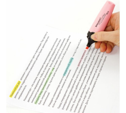 Набор текстовыделителей BRAUBERG 4 шт., АССОРТИ, "DELTA PASTEL", линия 1-5 мм, 151735 Набор текстовыделителей BRAUBERG 4 шт., АССОРТИ, "DELTA PASTEL", линия 1-5 мм, 151735