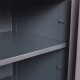 Сейф BRABIX "КМ-310", 310х430х375 мм, 20 кг, ключевой замок + полка, крепление к стене, 291166