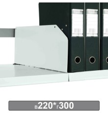 Разделитель к металлическому стеллажу, 300х220 мм, КОМПЛЕКТ 20 шт., К24199510303