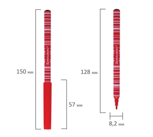 Фломастеры BRAUBERG 