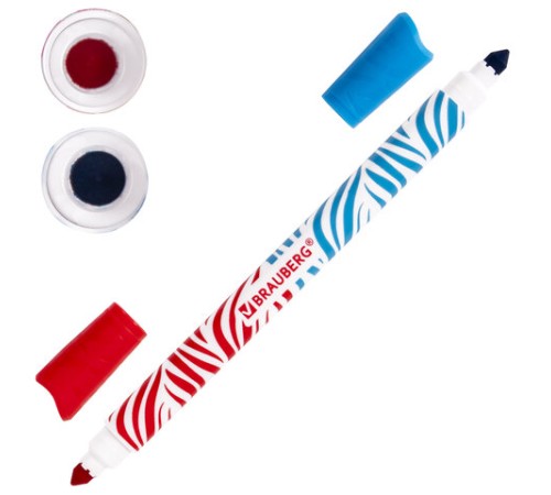 Фломастеры двусторонние утолщенные BRAUBERG "PREMIUM" "BI-COLOR", 10 шт., 20 цветов, двухцветные, вентилируемый колпачок, 151945 Фломастеры двусторонние утолщенные BRAUBERG "PREMIUM" "BI-COLOR", 10 шт., 20 цветов, двухцветные, вентилируемый колпачок, 151945