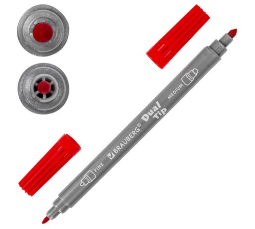 Фломастеры двусторонние BRAUBERG "PREMIUM" "DUAL-TIP", 10 шт., 10 цветов, два наконечника, картонная коробка с европодвесом, 151946 Фломастеры двусторонние BRAUBERG "PREMIUM" "DUAL-TIP", 10 шт., 10 цветов, два наконечника, картонная коробка с европодвесом, 151946