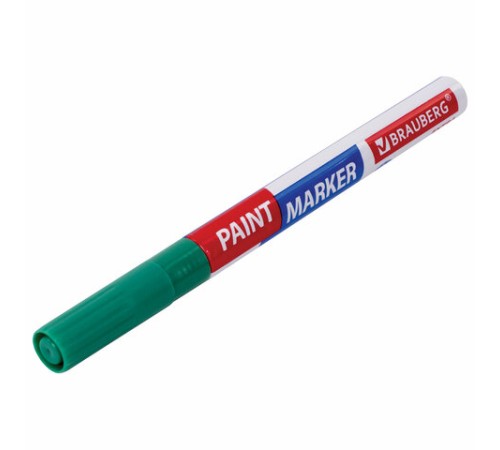 Маркер-краска лаковый EXTRA (paint marker) 2 мм, ЗЕЛЕНЫЙ, УСИЛЕННАЯ НИТРО-ОСНОВА, BRAUBERG, 151974 Маркер-краска лаковый EXTRA (paint marker) 2 мм, ЗЕЛЕНЫЙ, УСИЛЕННАЯ НИТРО-ОСНОВА, BRAUBERG, 151974