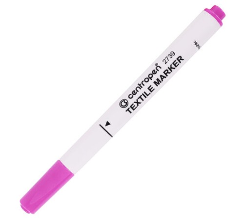 Маркеры для ткани 10 ЦВЕТОВ CENTROPEN "Textile Marker", круглый наконечник, 1,8 мм, 2739/10, 5 2739 1001