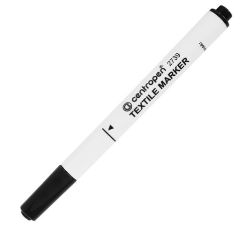Маркеры для ткани 10 ЦВЕТОВ CENTROPEN "Textile Marker", круглый наконечник, 1,8 мм, 2739/10, 5 2739 1001