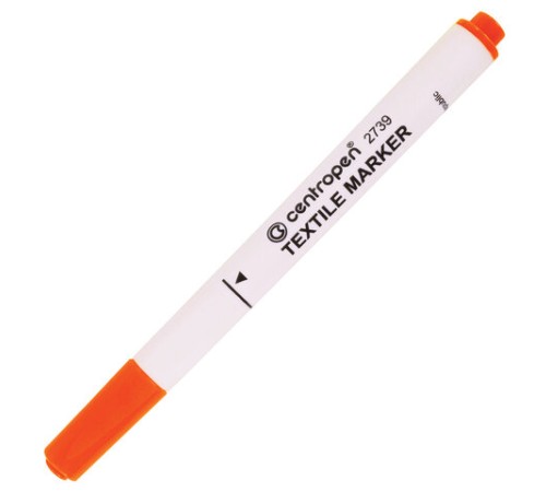 Маркеры для ткани 10 ЦВЕТОВ CENTROPEN "Textile Marker", круглый наконечник, 1,8 мм, 2739/10, 5 2739 1001