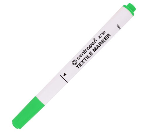 Маркеры для ткани 10 ЦВЕТОВ CENTROPEN "Textile Marker", круглый наконечник, 1,8 мм, 2739/10, 5 2739 1001