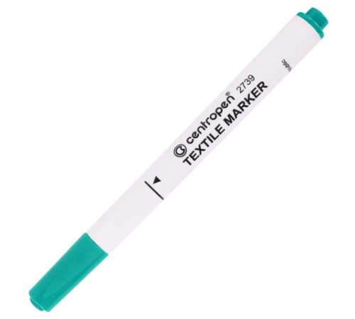 Маркеры для ткани 10 ЦВЕТОВ CENTROPEN "Textile Marker", круглый наконечник, 1,8 мм, 2739/10, 5 2739 1001