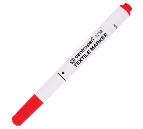 Маркеры для ткани 10 ЦВЕТОВ CENTROPEN "Textile Marker", круглый наконечник, 1,8 мм, 2739/10, 5 2739 1001