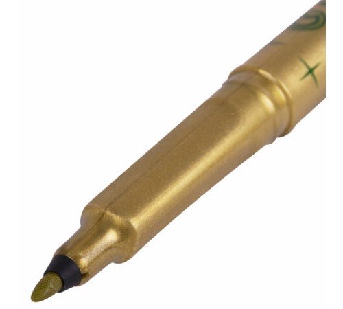 Маркер для декорирования ЗОЛОТОЙ CENTROPEN, круглый наконечник, 1 мм, 2670, 6 2670 0195 Маркер для декорирования ЗОЛОТОЙ CENTROPEN, круглый наконечник, 1 мм, 2670, 6 2670 0195