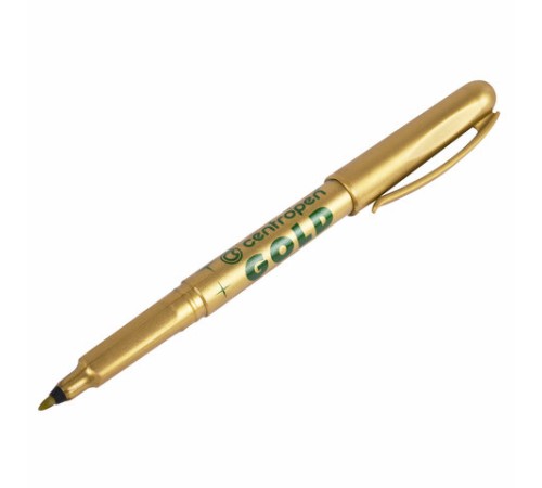 Маркер для декорирования ЗОЛОТОЙ CENTROPEN, круглый наконечник, 1 мм, 2670, 6 2670 0195 Маркер для декорирования ЗОЛОТОЙ CENTROPEN, круглый наконечник, 1 мм, 2670, 6 2670 0195