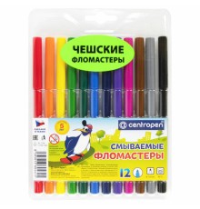 Фломастеры 12 ЦВЕТОВ CENTROPEN 