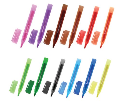 Маркеры стираемые для белой доски НАБОР 12 ЦВЕТОВ, BRAUBERG "MULTICOLOR", 3 мм, 152121 Маркеры стираемые для белой доски НАБОР 12 ЦВЕТОВ, BRAUBERG "MULTICOLOR", 3 мм, 152121
