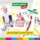 Фломастеры смываемые детские, противоударный наконечник, 6 цветов, BRAUBERG KIDS, ПВХ-упаковка с европодвесом, 152178
