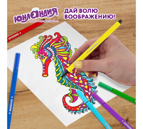Фломастеры ЮНЛАНДИЯ 