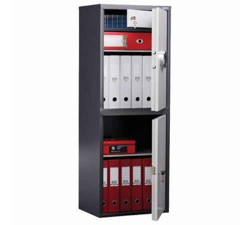 Шкаф металлический для документов AIKO "SL-125/2ТEL" ГРАФИТ, 1252х460х340 мм, 31 кг, S10799132902 Шкаф металлический для документов AIKO "SL-125/2ТEL" ГРАФИТ, 1252х460х340 мм, 31 кг, S10799132902