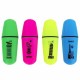 Текстовыделитель мини BRAUBERG "NEON Mini", АССОРТИ В ПЛАСТИКОВОЙ БАНКЕ, линия 1-5 мм, 152431