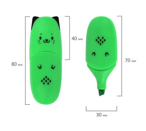 Текстовыделитель мини BRAUBERG KIDS "CUTE CATS NEON", АССОРТИ В ПЛАСТИКОВОЙ БАНКЕ, 1-5 мм, 152433 Текстовыделитель мини BRAUBERG KIDS "CUTE CATS NEON", АССОРТИ В ПЛАСТИКОВОЙ БАНКЕ, 1-5 мм, 152433