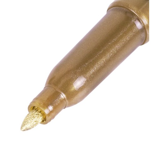 Маркер для декорирования и рисования ЗОЛОТИСТЫЙ BRAUBERG ART METALLIC, линия письма 1-3 мм, 152438 Маркер для декорирования и рисования ЗОЛОТИСТЫЙ BRAUBERG ART METALLIC, линия письма 1-3 мм, 152438