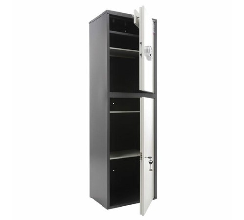 Шкаф металлический для документов AIKO "SL-150/2ТEL" ГРАФИТ, 1490х460х340 мм, 36 кг, S10799152902