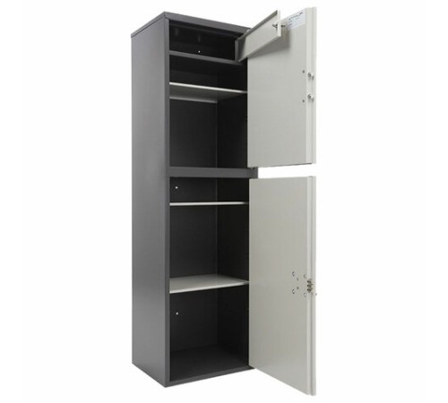 Шкаф металлический для документов AIKO "SL-150/2ТEL" ГРАФИТ, 1490х460х340 мм, 36 кг, S10799152902