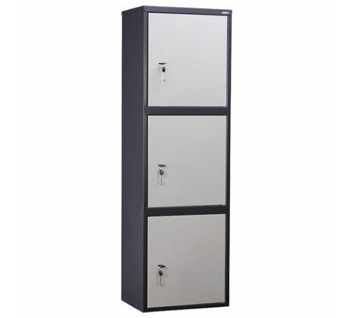 Шкаф металлический для документов AIKO "SL-150/3Т" ГРАФИТ, 1490х460х340 мм, 37 кг, S10799153502