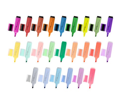 Набор текстовыделителей 24 ЦВЕТА на подставке, BRAUBERG 