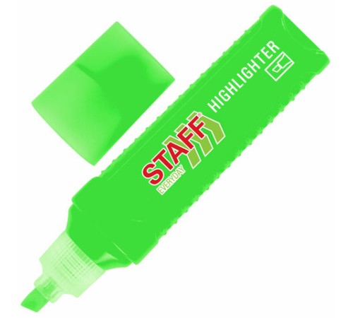 Текстовыделитель STAFF "EVERYDAY HL-707", ЗЕЛЕНЫЙ, линия 1-5 мм, скошенный наконечник, 152543 Текстовыделитель STAFF "EVERYDAY HL-707", ЗЕЛЕНЫЙ, линия 1-5 мм, скошенный наконечник, 152543