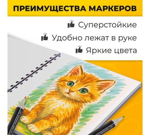 Маркеры для скетчинга двусторонние, НАБОР 120 шт., текстильный чехол, WBZ (ВБЗ), 152576 Маркеры для скетчинга двусторонние, НАБОР 120 шт., текстильный чехол, WBZ (ВБЗ), 152576
