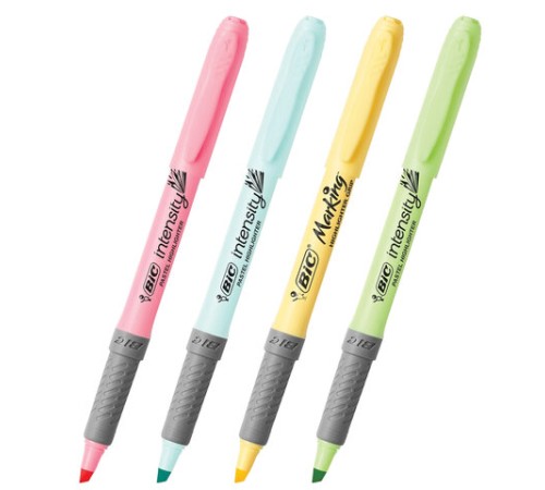 Набор текстовыделителей BIC "Grip Pastel" 4 шт., АССОРТИ, линия 1,6-4 мм, 964859 Набор текстовыделителей BIC "Grip Pastel" 4 шт., АССОРТИ, линия 1,6-4 мм, 964859
