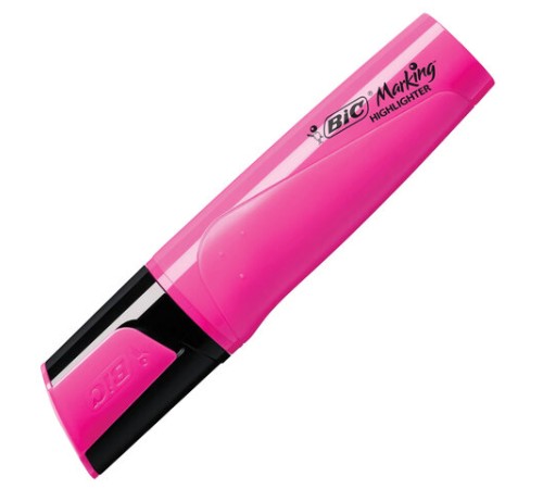 Набор текстовыделителей BIC "Flat" 4 шт., АССОРТИ, линия 1,7-4,8 мм, 943652