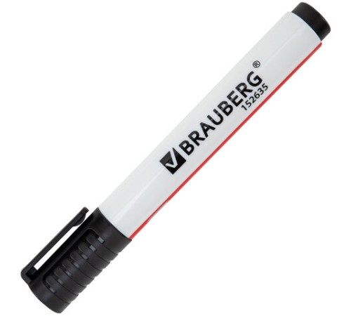 Маркеры стираемые для белой доски, НАБОР 4 ЦВЕТА, BRAUBERG "ULTRA WHITEBOARD MARKER", 3 мм, 152635