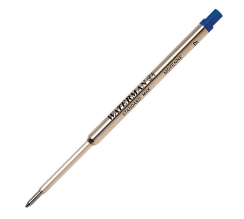 Стержень шариковый WATERMAN (Франция) "Standard Maxima", металлический 112 мм, 0,5 мм, синий, 1964016 Стержень шариковый WATERMAN (Франция) "Standard Maxima", металлический 112 мм, 0,5 мм, синий, 1964016