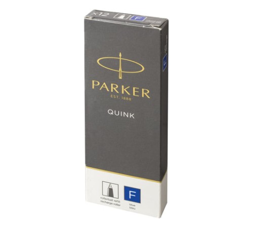 Стержень для ручки-роллера PARKER "Quink RB", металлический 116 мм, узел 0,5 мм, синий, 1950279 Стержень для ручки-роллера PARKER "Quink RB", металлический 116 мм, узел 0,5 мм, синий, 1950279