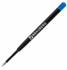 Стержень шариковый масляный BRAUBERG, СИНИЙ, тип PARKER, 98 мм, пластиковый корпус, линия письма 0,5 мм, 170348