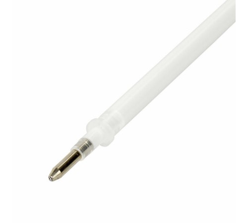 Стержень гелевый BRAUBERG "White", 130 мм, БЕЛЫЙ, евронаконечник, узел 1 мм, линия письма 0,5 мм, 170378 Стержень гелевый BRAUBERG "White", 130 мм, БЕЛЫЙ, евронаконечник, узел 1 мм, линия письма 0,5 мм, 170378