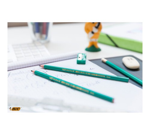 Карандаш чернографитный BIC, 1 шт., "Evolution", HB, корпус зеленый, 8803112 Карандаш чернографитный BIC, 1 шт., "Evolution", HB, корпус зеленый, 8803112