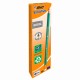 Карандаш чернографитный BIC, 1 шт., "Evolution", HB, с ластиком, корпус зеленый, 8803323