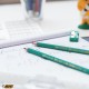 Карандаш чернографитный BIC, 1 шт., "Evolution", HB, с ластиком, корпус зеленый, 8803323