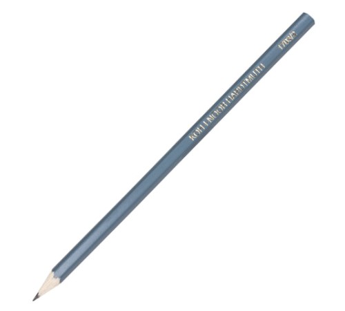 Карандаш чернографитный KOH-I-NOOR, 1 шт., "Alpha", HB, корпус серый, заточенный, 1703/2, 1703002020KSRU Карандаш чернографитный KOH-I-NOOR, 1 шт., "Alpha", HB, корпус серый, заточенный, 1703/2, 1703002020KSRU