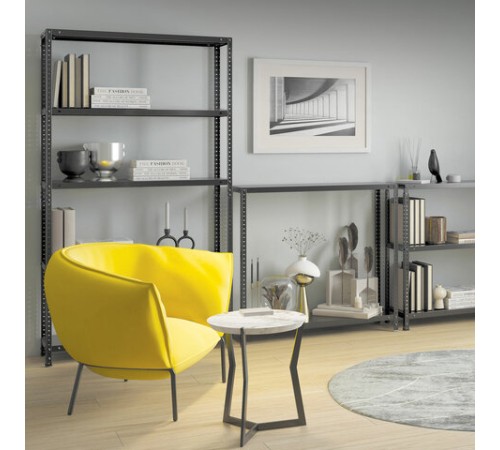 Стеллаж металлический BRABIX "ГРАФИТ MS KD-180/40/70-5", лофт, 1800х700х400 мм, 5 полок, 291268, S240BR124593 Стеллаж металлический BRABIX "ГРАФИТ MS KD-180/40/70-5", лофт, 1800х700х400 мм, 5 полок, 291268, S240BR124593